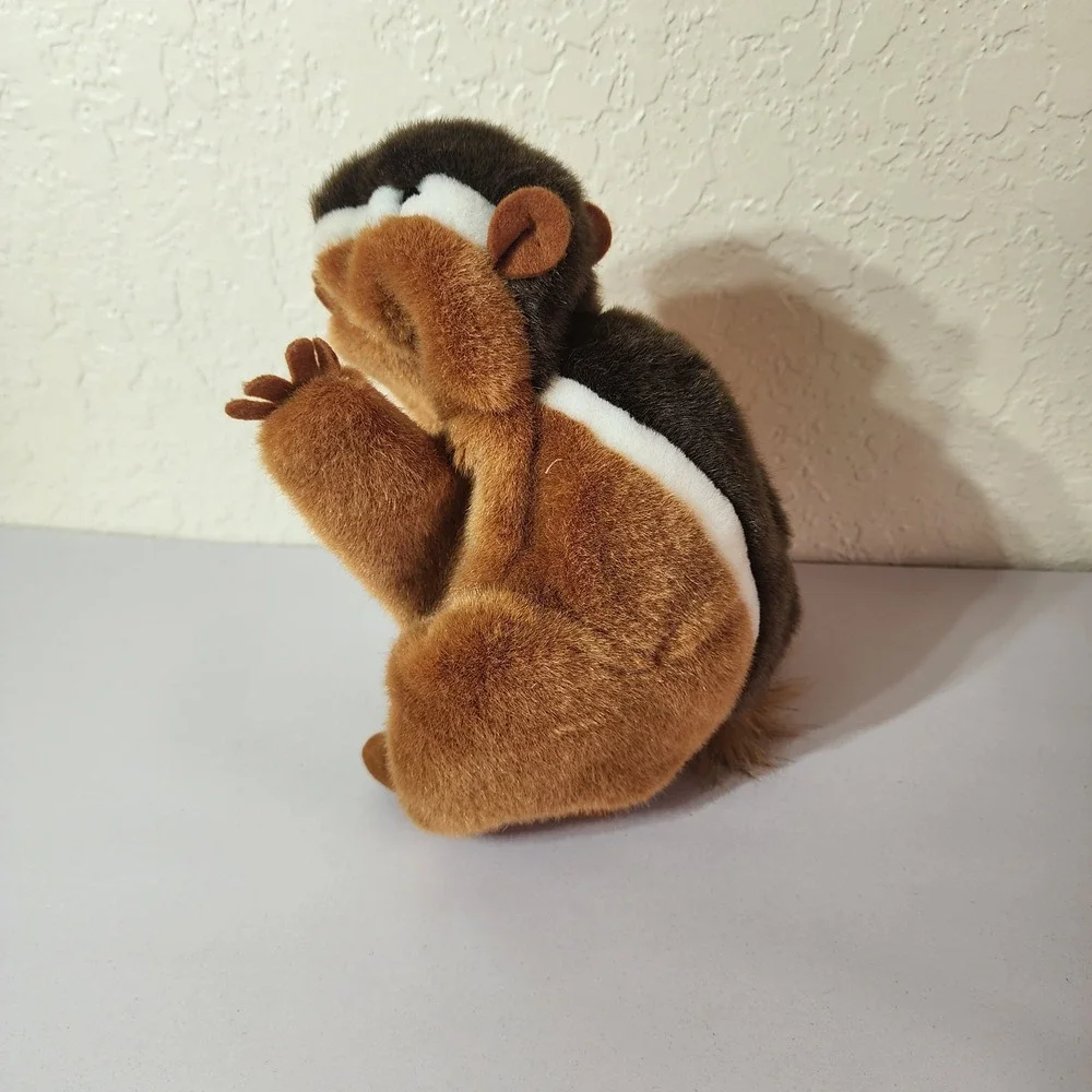 Folkmanis Folktails Chipmunk Hand Puppet‎ Brown Plush Furry Folk 9 Inch